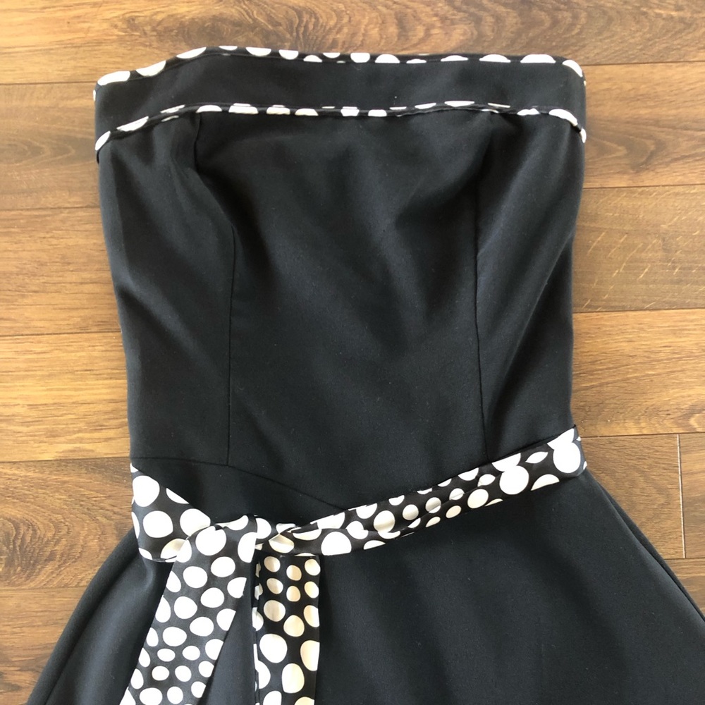Ruby Rox Strapless Black Dress - Picture 2 of 7